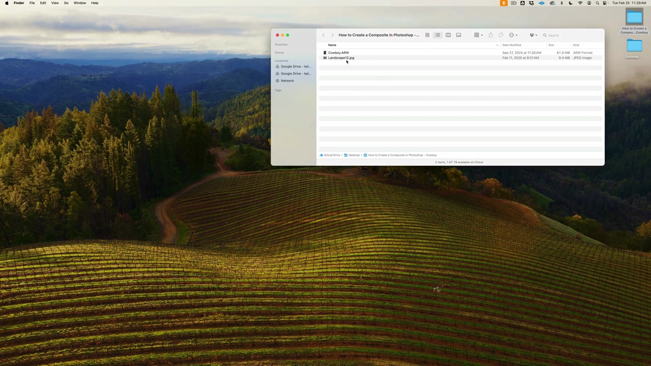 Setting up the tutorial files