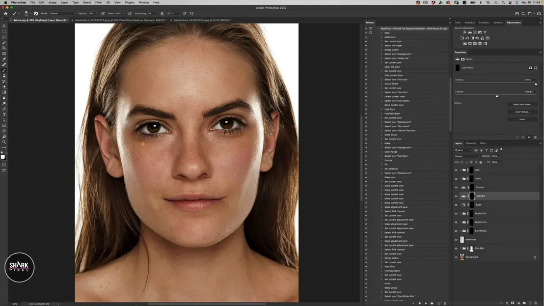 Portrait Retouching in Seconds