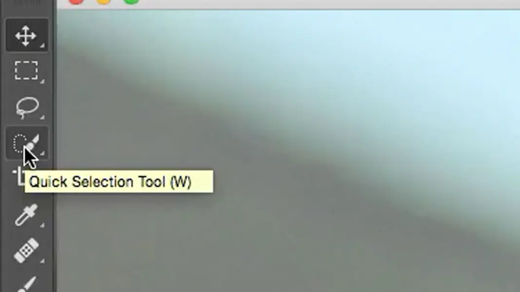 Photoshop quick selection tool