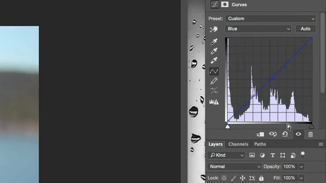 adjusting the mid-tones