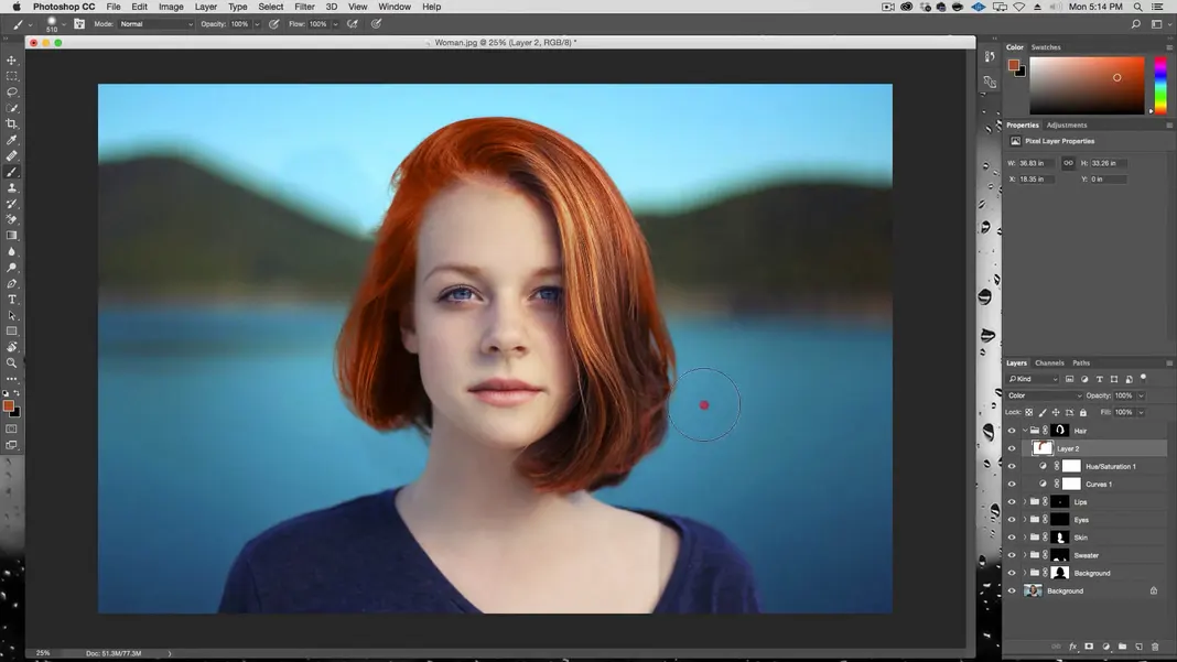 how to make colors pop in photoshop result