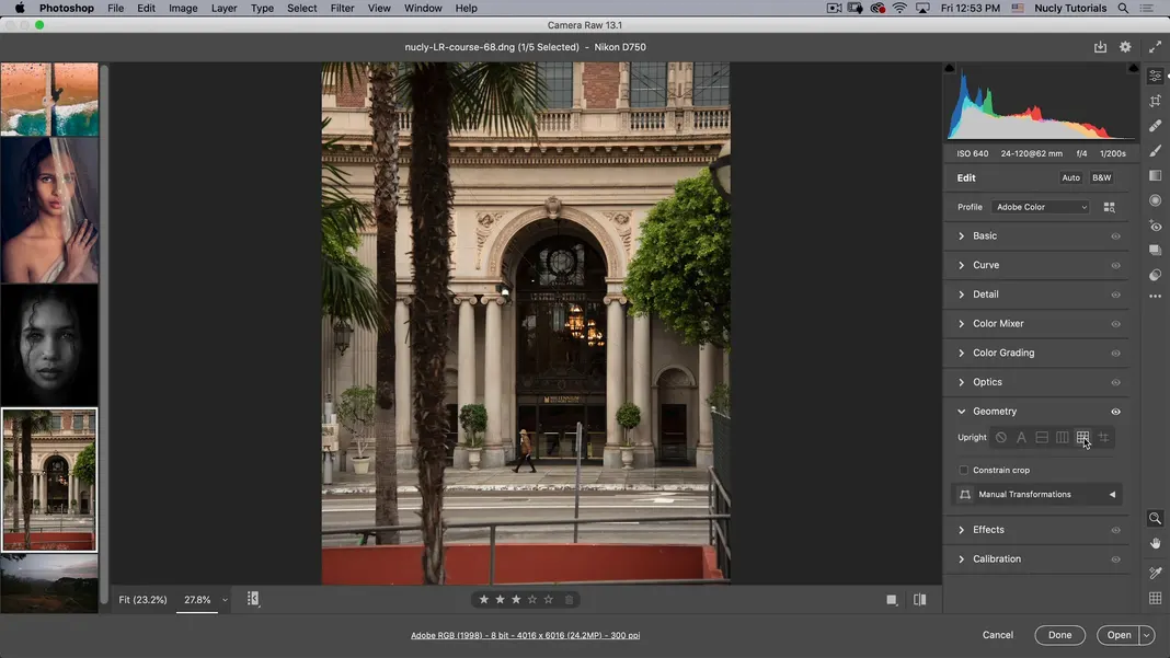 How to Use Photoshop Camera RAW