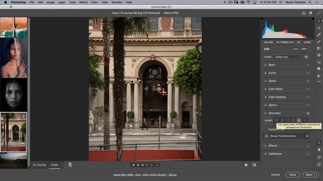 How to Use Photoshop Camera RAW