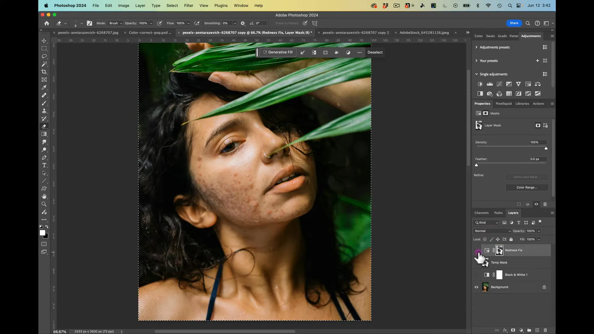 preparing image for smoothing